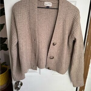 Universal Thread Women's Tan Cardigan Sweater